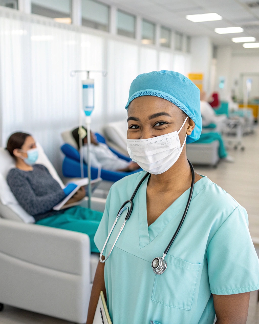 Doctor consulting patient